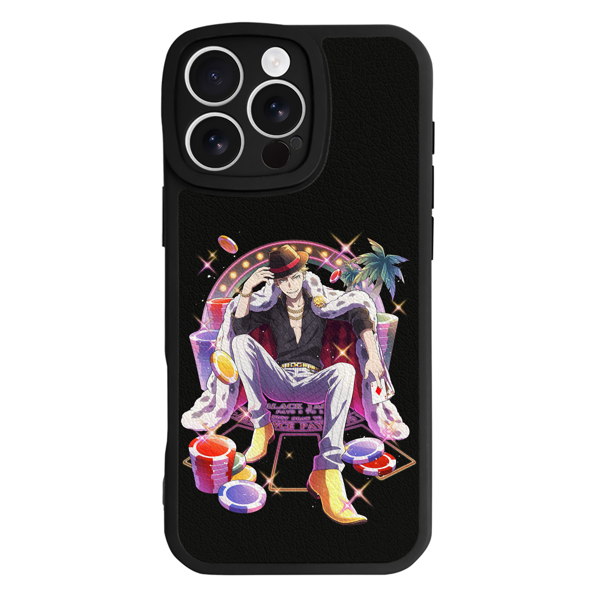 （画像用） 文豪ストレイドッグス Bungo Stray Dogs 【iPhone 16シリーズ対応】シリコンスマホケース（レザー調） 材質：シリコン